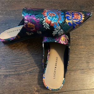 Lucky Brand Kimono Mules Size 8